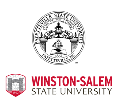 Fayetteville State and Winston-Salem State University logos