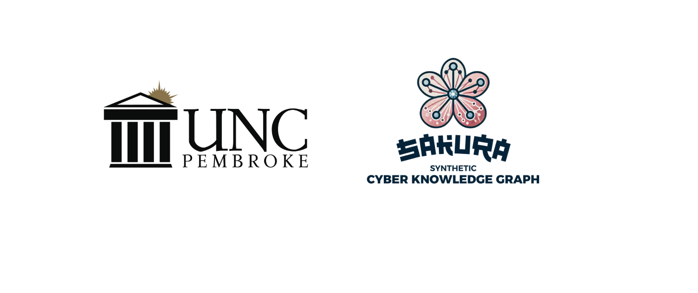 UNC Pembroke Logo and a Sakura flower