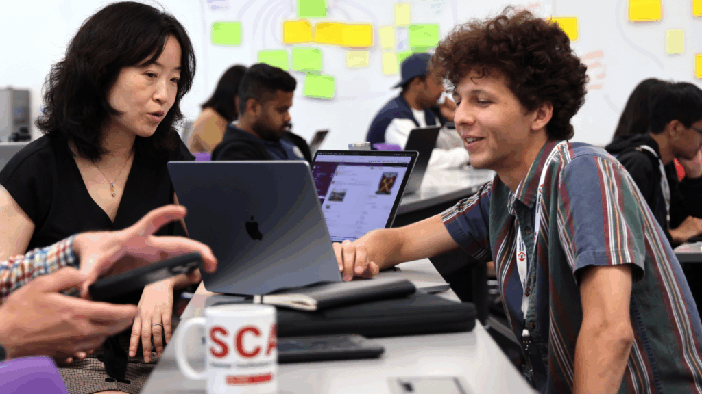SCADS participants engage in a networking session.