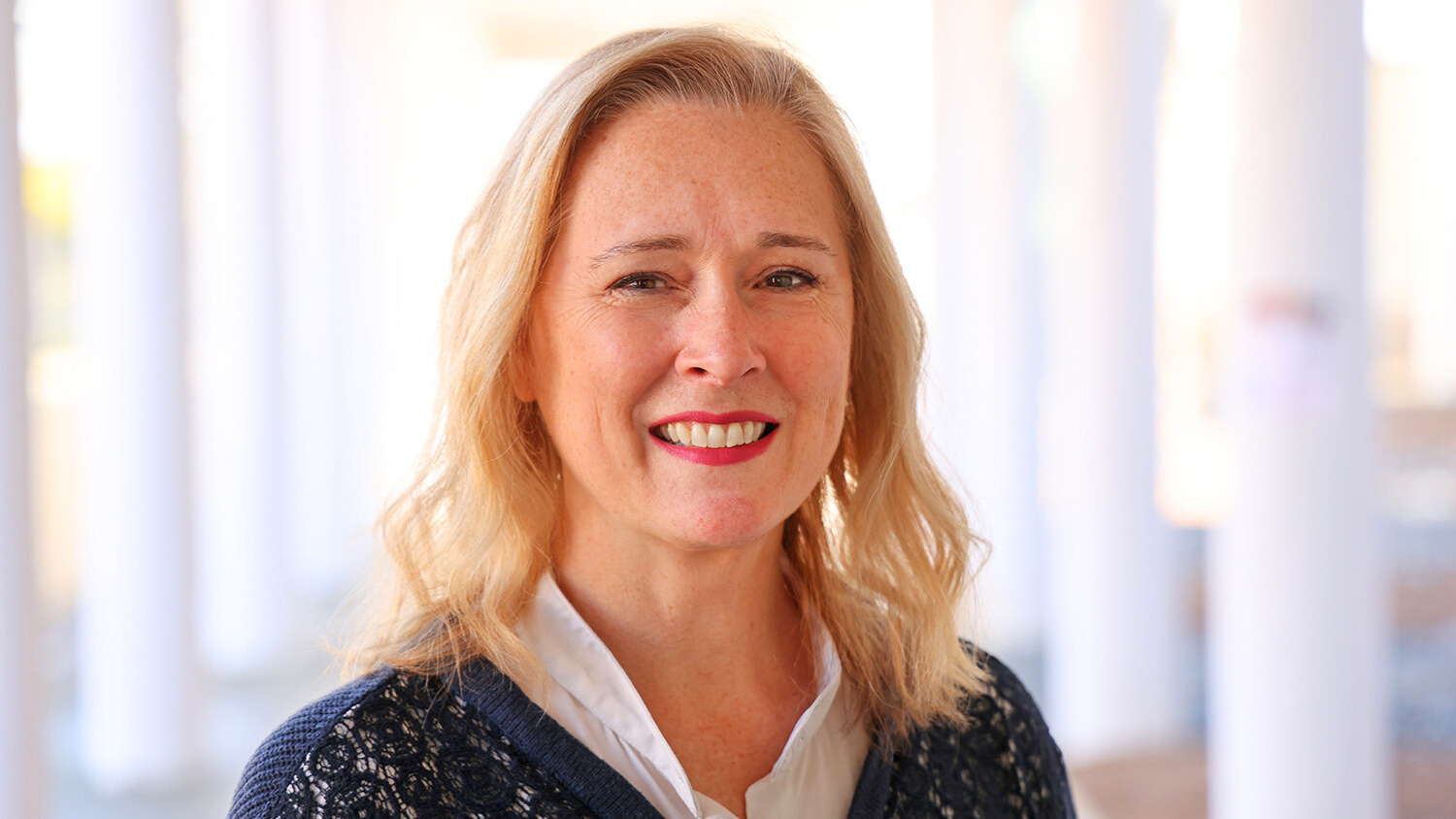 portrait photo of Kim Sachs, the new director of LAS